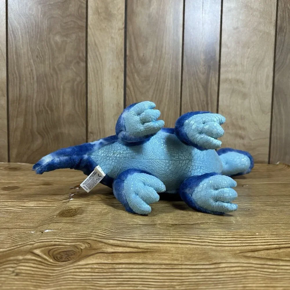 Aurora Blue Dinosaur Plush 14”‎ Stuffed Brontosaurus Sauropod Soft Toy